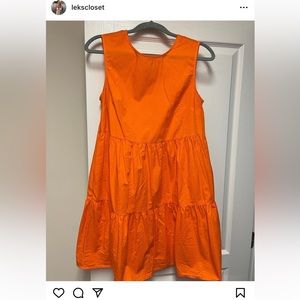 Orange dress